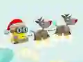 Mäng Flapcat christmas Internetis
