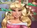 Mäng Sleeping Princess Real Haircuts Internetis