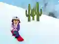 Mäng Dora Snow skates Internetis