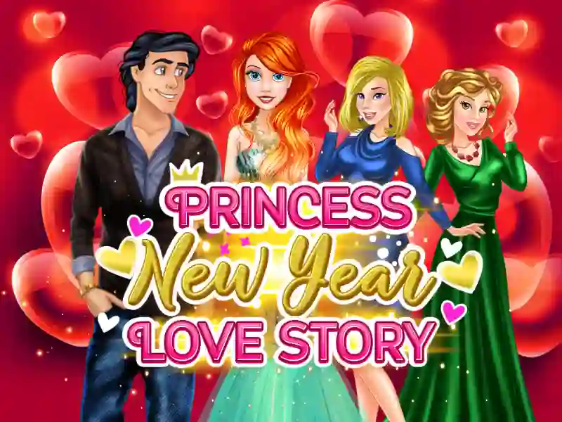 Mäng Princess New Year Love Story Internetis