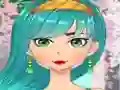 Mäng Anime Girls Fashion Makeup Dress Up Internetis