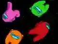 Mäng Among Them Space Puzzle Internetis