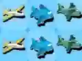 Mäng Big Fast Airplanes Match 3 Internetis