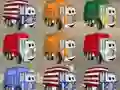 Mäng Garbage Trucks Matching Internetis