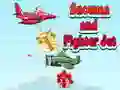 Mäng Snowman and Fighter Jet Internetis
