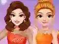 Mäng Princesses Ice Skating Dress Up Internetis