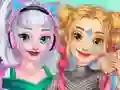 Mäng Elsa and Rapunzel Future Fashion Internetis