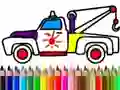 Mäng Back To School: Truck Coloring Book Internetis