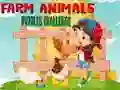 Mäng Farm Animals Puzzles Challenge Internetis