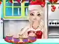 Mäng Frozen Christmas Cupcake Maker Internetis