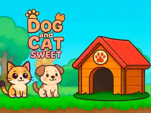 Mäng Dog and Cat Sweet Internetis