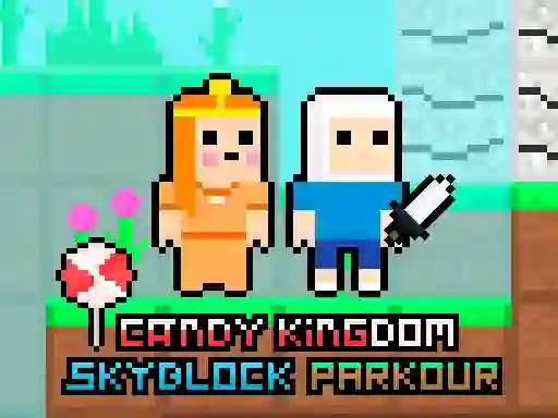 Mäng Candy Kingdom Skyblock Parkour Internetis
