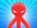Mäng Red Stickman vs Monster School Internetis