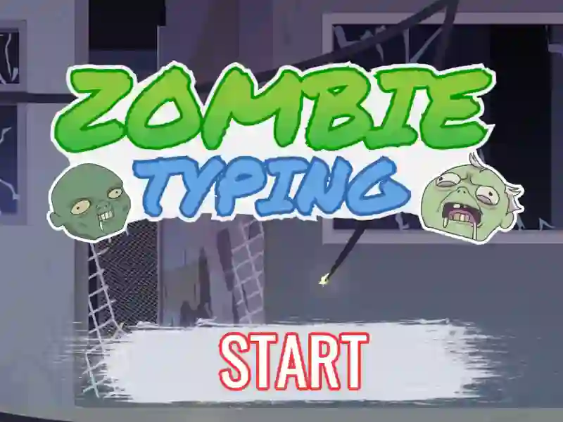 Mäng Zombie Typing Internetis