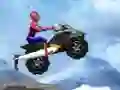 Mäng Spiderman Snow Scooter Internetis