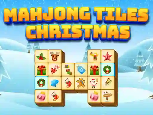 Mäng Mahjong Tiles Christmas Internetis