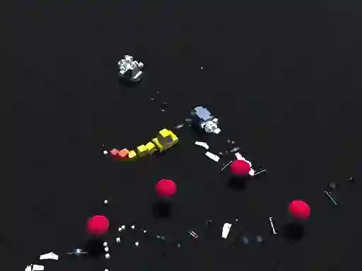 Mäng Pixel Car vs Cops 2020 Internetis