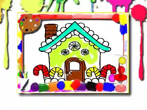 Mäng House Coloring Book Internetis