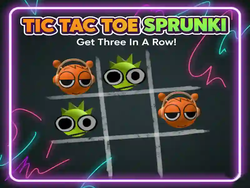 Mäng Tic Tac Toe Sprunki Internetis