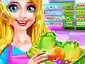 Mäng Supermarket Girl Cleanup Internetis