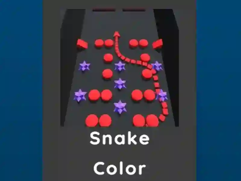 Mäng Snake Color Internetis