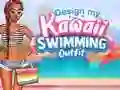 Mäng Design My Kawaii Swimming Outfit Internetis