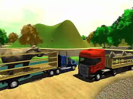 Mäng Offroad Animal Truck Transport Simulator 2020 Internetis