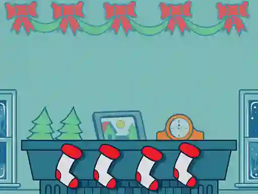 Mäng Christmas Stockings Memory Internetis