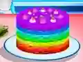 Mäng Cooking Rainbow Cake Internetis