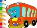 Mäng Coloring Book: Bus Internetis