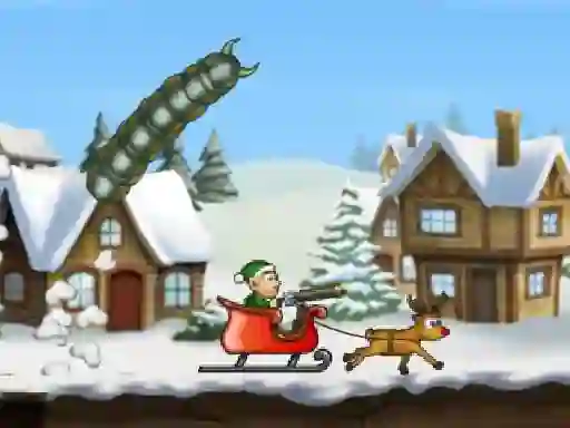 Mäng Effing Worms Xmas Internetis