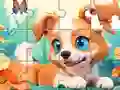 Mäng Jigsaw Puzzle: Dog And Garden Internetis