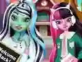 Mäng Monster Girls Back To School Internetis