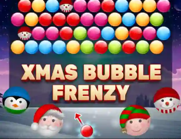 Mäng Xmas Bubble Frenzy Internetis