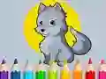 Mäng Coloring Book: Wolf Internetis