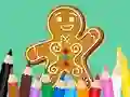 Mäng Coloring Book: Gingerbreads Internetis