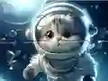 Mäng Jigsaw Puzzle: Astronaut-Cat Internetis