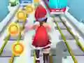 Mäng Subway Santa Princess Runner Internetis