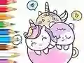 Mäng Coloring Book: A Cup Of Unicorn Internetis