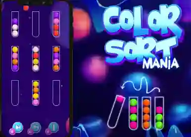 Mäng Color Sort Mania Internetis