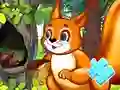 Mäng Jigsaw Puzzle: Squirrel Hide Food Internetis