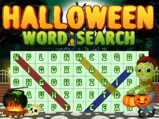 Mäng Halloween Words Search Internetis