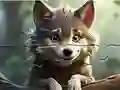 Mäng Jigsaw Puzzle: Smiling Wolf Internetis