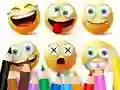 Mäng Coloring Book: Funny Emoji Internetis