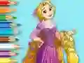 Mäng Coloring Book: Princess Rapunzel Internetis