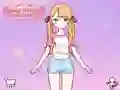Mäng Anime Dress Up Doll Dress Up Internetis