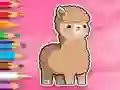 Mäng Coloring Book: Cute Alpaca Internetis
