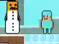 Mäng Noob vs Pro Snowman Internetis