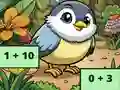 Mäng Addition Bird Image Uncover Internetis
