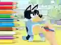 Mäng Coloring Book: Bluey And Bingo Internetis